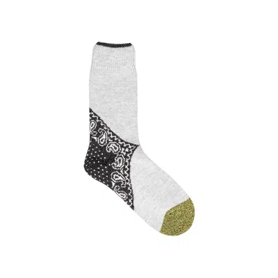 Pre-owned Kapital Heel Paisley Bandana Socks 'black' | Men's Size Onesize
