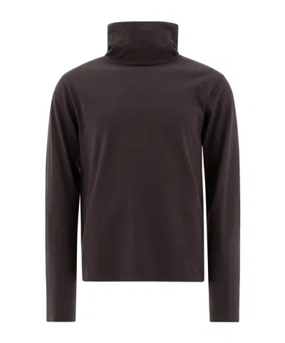Kapital High-necked Long-sleeved T-shirt In Black
