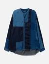 Kapital Indigo Patchwork Kathmandu Shirt In Blue