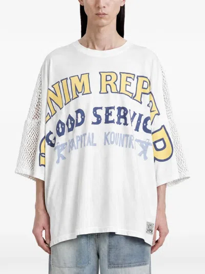 Kapital Katabira Graphic-print T-shirt In White