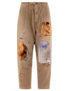 Kapital Men's "katsuragi Gypsy Patch Remake" Trousers