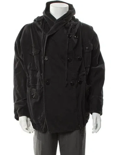 Pre-owned Kapital Katsuragi Ring Parka In Black