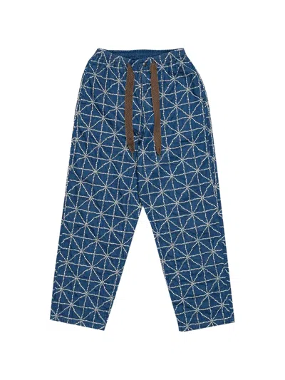 Kapital Knee Baggy Denim Trousers In Multi