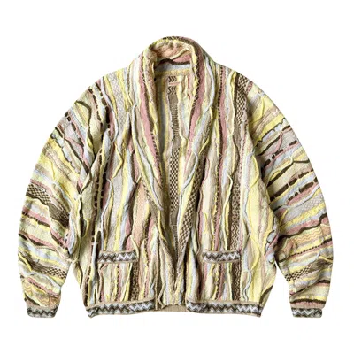 Pre-owned Kapital Knit Gaudy Cardigan 'yellow' | Men's Size 1