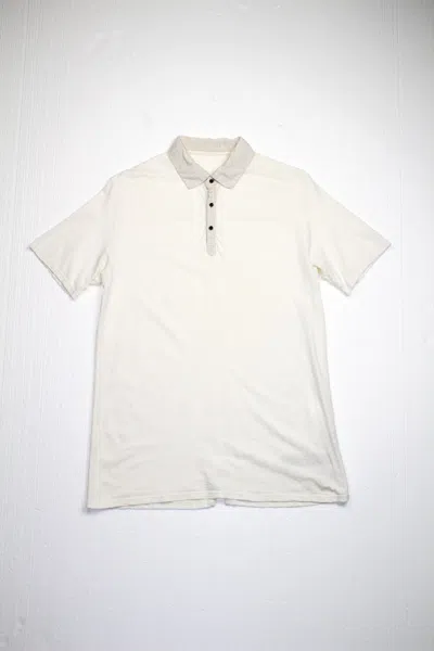 Pre-owned Kapital Knit Polo In Ivory