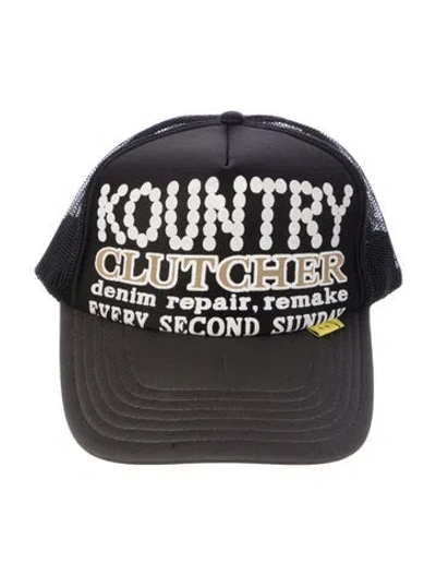 Pre-owned Kapital Kountry Clutcher Cap In Black