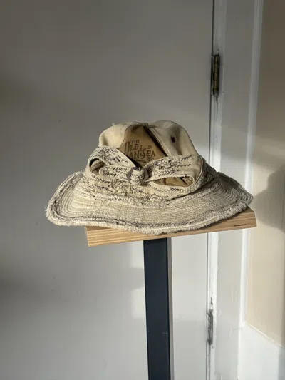 Pre-owned Kapital Kountry Old Man And The Sea Bucket Hat Beige In Sand