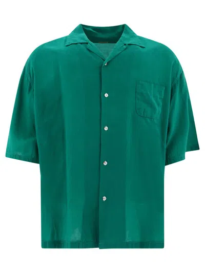 Kapital Linen Shirt In Green