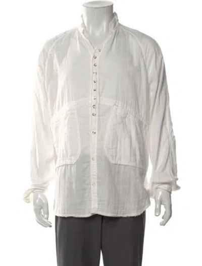 Pre-owned Kapital Long Sleeve Shirt In White