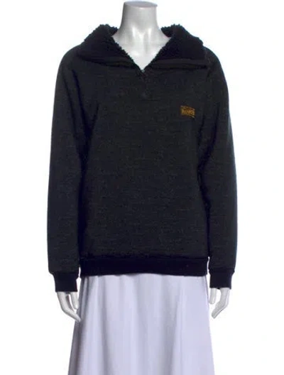 Pre-owned Kapital Long Sleeve Sweatshirt In Black