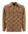 Kapital Checkerboard-pattern Jacket In Brown