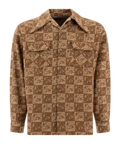 KAPITAL CHECKERBOARD-PATTERN JACKET