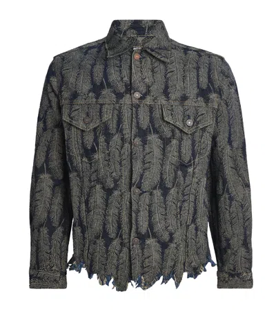 Kapital Magpie Denim Jacket In Multi
