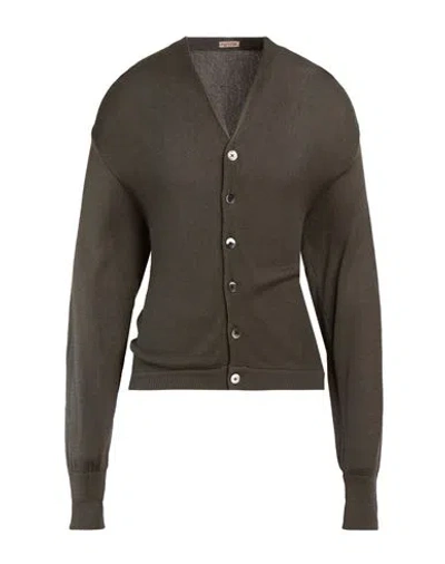 Kapital Man Cardigan Military Green Size 3 Acrylic, Wool