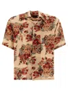 Kapital Camp-collar Floral-print Woven Shirt