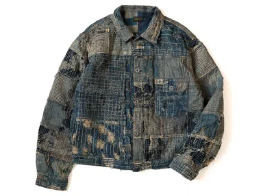Pre-owned Kapital Men's  Boro Spring 1st 2022 Jacket In Indigo