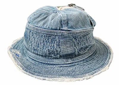 Pre-owned Kapital Men's  The Old Man And The Sea Hat In Indigo In Purple