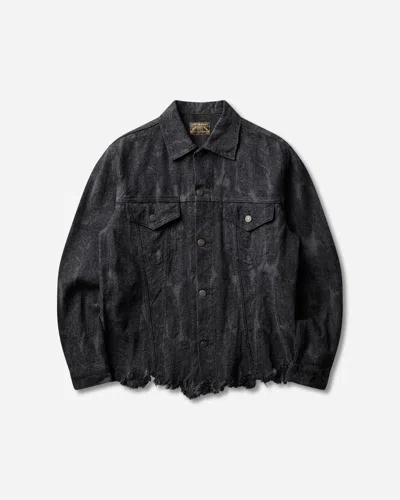 Kapital Men S 12oz Magpie Denim 3rd Jacket In Black