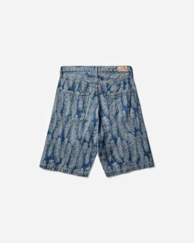 Kapital Men S 12oz Magpie Denim 5p Shorts Light Indigo In Sand