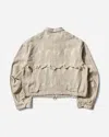 Kapital Men S 12oz Magpie Drizzler Jacket Ecru In Gray