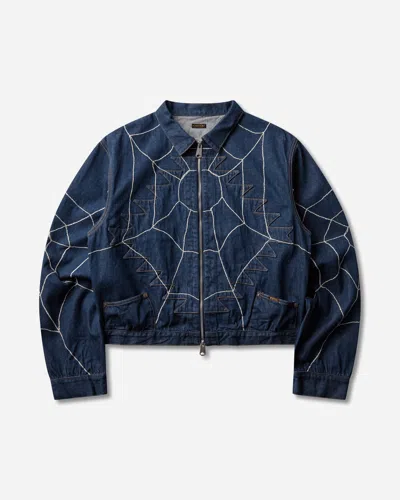 Kapital Men S 13oz Denim Std Thunderbird Blouson (kountry Dream Catch Remake) Indigo In Blue