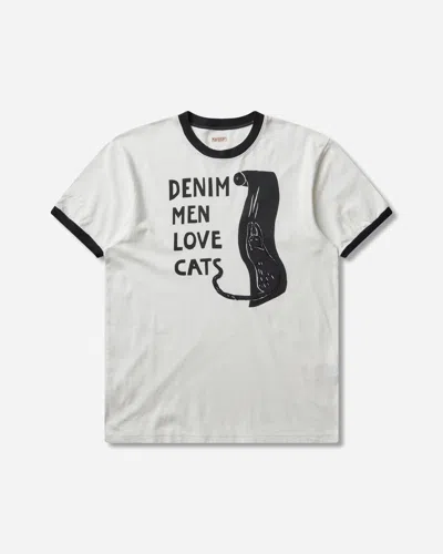 Kapital Flocked Printed Cotton-jersey T-shirt In White