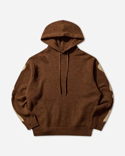 Kapital Men S 5g Wool Bone Hooded Sweater In Brown