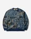 Kapital Man Blue Sweatshirts In Blue