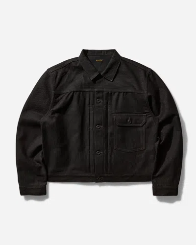 Kapital Men S Century Denim No.9 1st Jacket Mud In Black