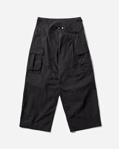 Kapital Men S Rip Stop Jumbo Cargo Pants In Black