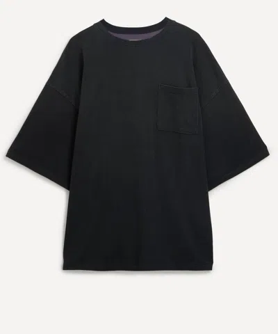 Kapital Mens ??jersey 2tones Big Pocket Bone T-shirt