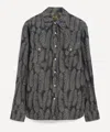 Kapital Mens Magpie Denim Husky Western Shirt