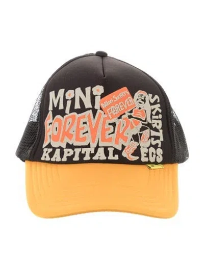 Pre-owned Kapital Mini Forever Trucker In Brown/yellow