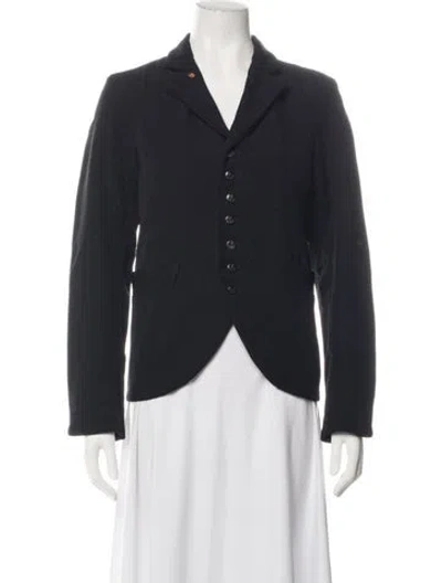 Pre-owned Kapital Mohair Blazer In Black