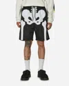 Kapital Straight-leg Long-length Panelled Swim Shorts In Black