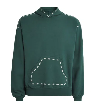 Kapital Oversized Marionette Hoodie In Green