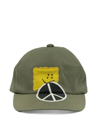Kapital Patch-detail Cap In Green