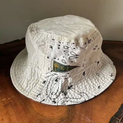 Pre-owned Kapital Patchwork Bucket Hat In Natural
