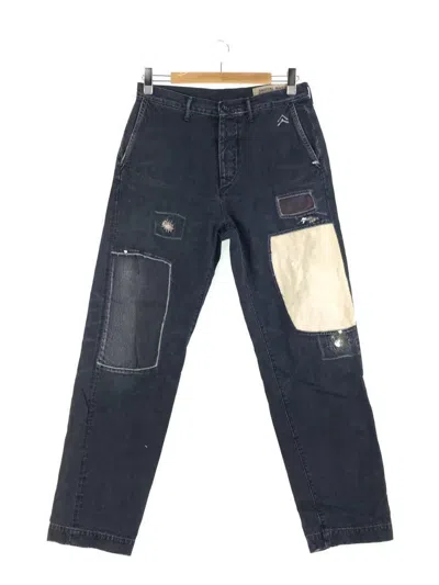 Pre-owned Kapital Patchwork Denim Jeans In Indigo