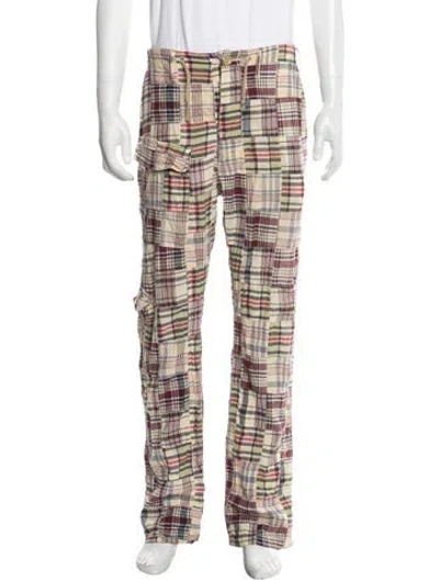 Pre-owned Kapital Patchwork Pants In Neutrals