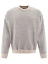 Kapital Peckish Maria Cotton-jersey And Quilted Shell Sweatshirt In Grey