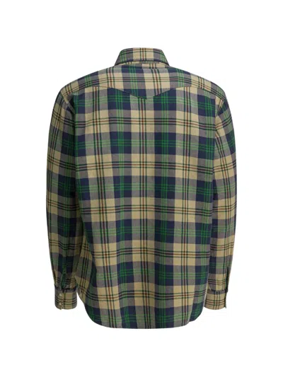 Kapital Plaid Pocket Shirt In Neutral