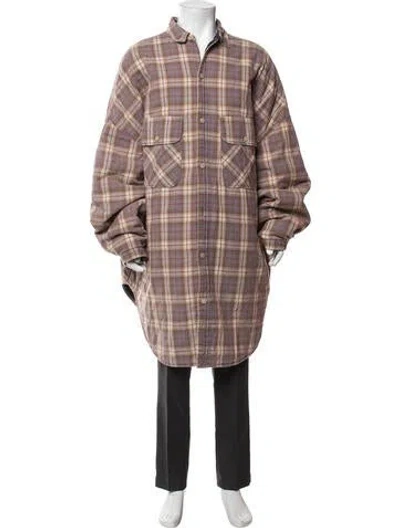 Pre-owned Kapital Plaid Print Jacket In Multicolor