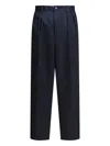 Kapital Pleated-front Trousers In Blue