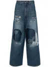 Shop Kapital Port Jeans In Blue