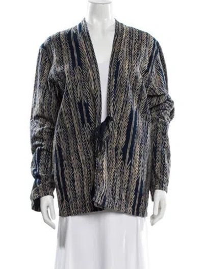 Pre-owned Kapital Printed Evening Jacket W/ Tags In Blue