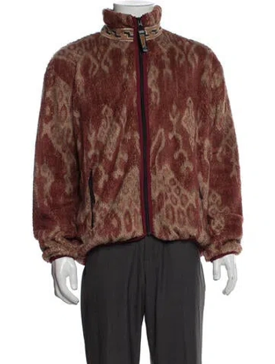 Pre-owned Kapital Printed Windbreaker In Orange