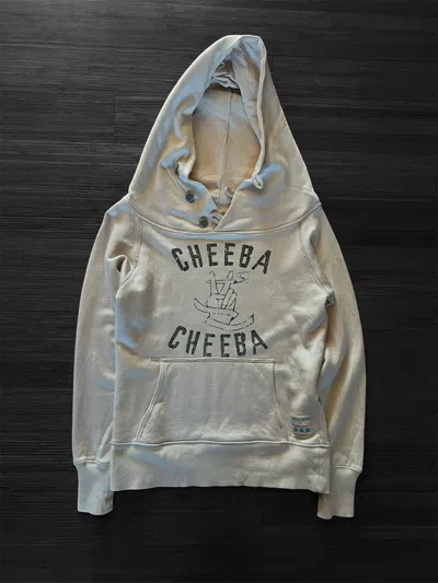 Pre-owned Kapital Raglan Sleeve  ‘cheeba' Hoodie In Sand
