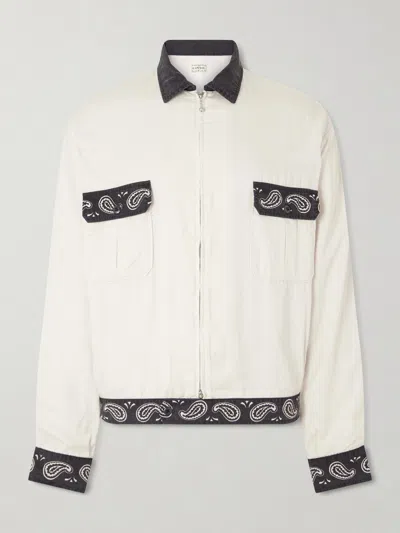 Kapital Rayon Twill Jacket In White