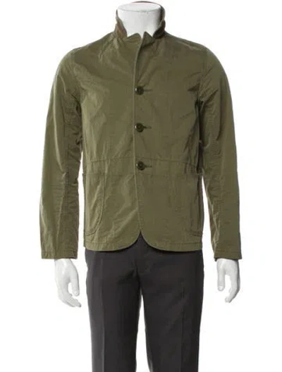 Pre-owned Kapital Ripstop Hospital Utility Jacket In Green